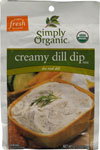Simply Organic Dip Mix Creamy Dill